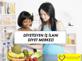 Diyetisyen İş İlanı Diyet Merkezi