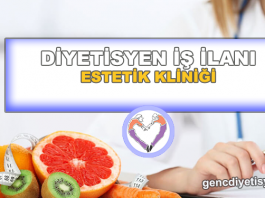 dyt iş ilanı ESTETİK KLİNİGİ