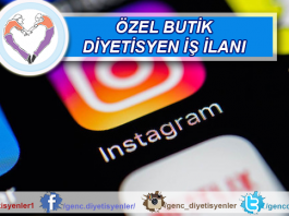 İNSTAGRAM diyetisyen ilanı