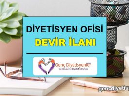 DİYETİSYEN OFİSİ DEVİR İLANI