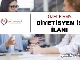 diyetisyen iş ilanı özel firma dış