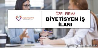Diyetisyen İş İlanı – Özel Firma diyetisyen iş ilanı özel firma dış