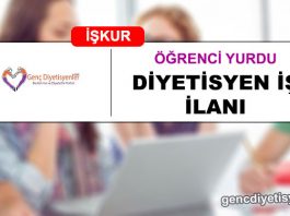 işkur diyetisyen ilanı dş