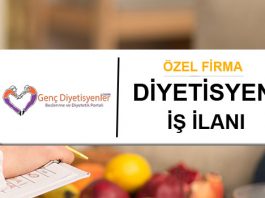 özel firma diyetisyen iş ilanı şişli