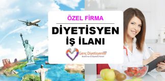Diyetisyen İş İlanı – Özel Firma Diyetisyen İş İlanı turizm