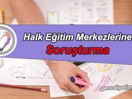HALK EĞİTİM MERKEZLERİNE SORUŞTURMA