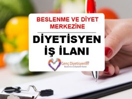 diyet merkez diyetisyen iş ilanı