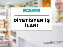 diyetisyen iş ilanı eczane