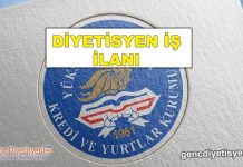 Diyetisyen iş ilanı – Manisa kyk iş