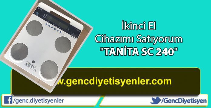 İkinci El Cihazımı Satıyorum “TANİTA SC 240” tanita sc 240 ikinci el