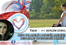 Beta Talasemi ( Akdeniz Anemisi) , Beslenme Ve Egzersiz İlişkisi – Dyt. Berçem GÖNÜLDAŞ Berçem GÖNÜLDAŞ BETA TALASEMİ ( AKDENİZ ANEMİSİ) , BESLENME VE EGZERSİZ İLİŞKİSİ