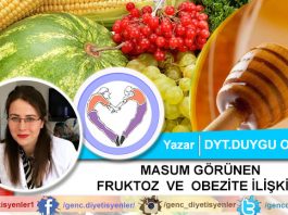 DUYGU ONUR MASUM GÖRÜNEN FRUKTOZ VE OBEZİTE İLİŞKİSİ