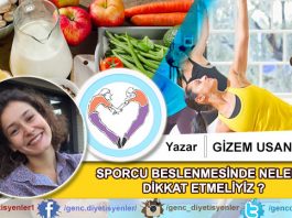 Sporcu Beslenmesinde Nelere Dikkat Etmeliyizz