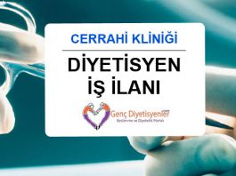 diyetisyen iş ilanı cerrahi