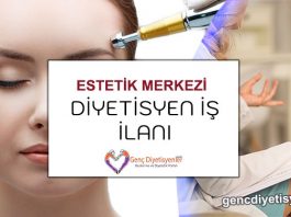 estetik firması diyetisyen iş ilanı