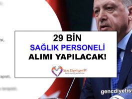 29 bin sağlık personeli alımı