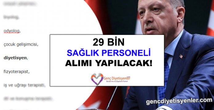 29 bin sağlık personeli alımı