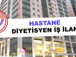 Hastane Diyetisyen İş İlanı