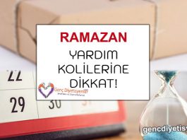 Ramazan Yardım Kolilerine Dikkat