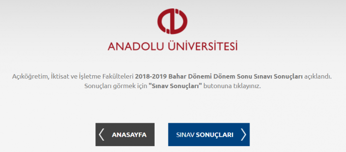 aof sınav sonuc