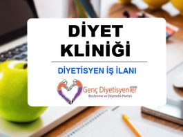 diyet kliniğii diyetisyen iş ilanı