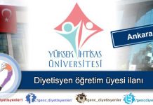 Yüksek İhtisas Üniversitesi öğretim üyesi ilanları
