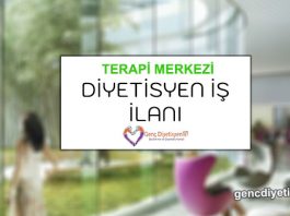terapi merkezi diyetisyen iş ilanı