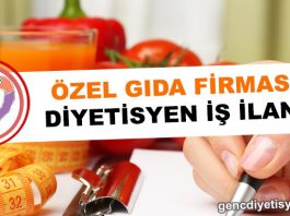 ÖZEL GIDA FİRMASI DİYETİSYEN İŞ İLANI