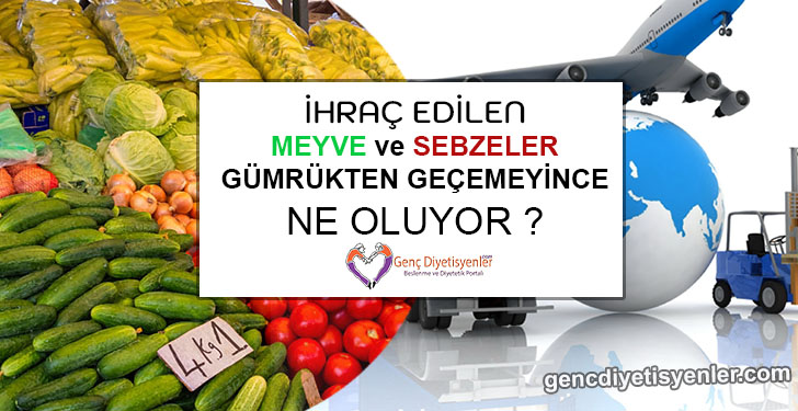 İhraç Edilen Meyve Sebzeler Gümrükten Geçemeyince Ne Oluyor