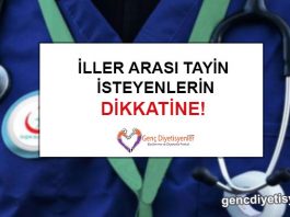 İller Arası Tayin İsteyenlerin Dikkatine