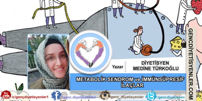 Diyetisyen Medine TÜRKOĞLU - METABOLİK SENDROM ve İMMÜNSÜPRESİF İLAÇLAR