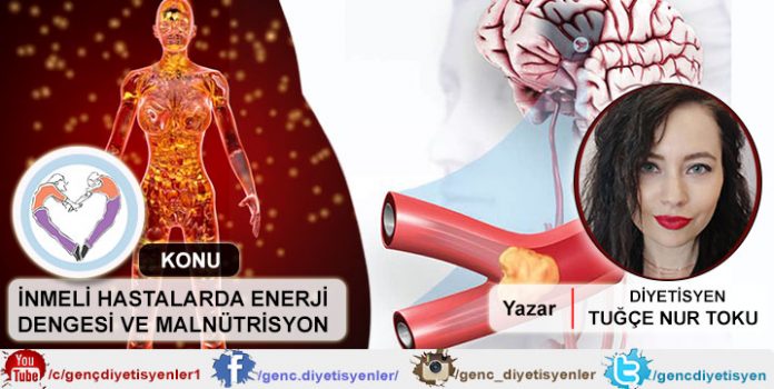 Diyetisyen Tuğçe Nur TOKU İNMELİ HASTALARDA ENERJİ DENGESİ VE MALNÜTRİSYON