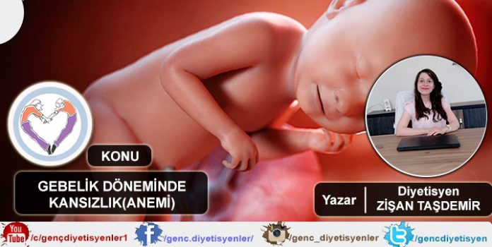 Diyetisyen Zişan TAŞDEMİR - GEBELİK DÖNEMİNDE KANSIZLIK(ANEMİ)