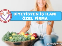 Diyetisyen İş İlanı - Özel Firma