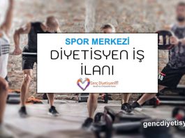 SPOR MERKEZİ Diyetisyen İş İlanı