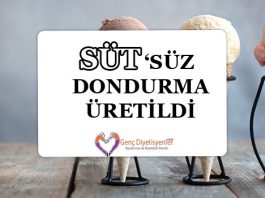 SÜTSÜZ DONDURMA ÜRETİLDİ