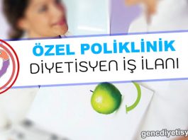 poliklinik diyetisyen iş ilanı