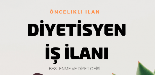 öncelikli ilan diyetisyen iş ilanı