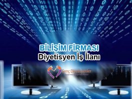 Bilişim Firması Diyetisyen iş ilanı