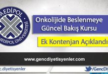 Onkolojide Beslenmeye Güncel Bakış Kursu için Kontenjan