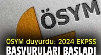 EKPSS – 2024 Kılavuzu yayımlandı