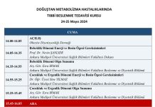 Doğuştan Metabolizma Hastalıklarında Tıbbi Beslenme Tedavi Kursu