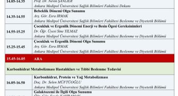 Doğuştan Metabolizma Hastalıklarında Tıbbi Beslenme Tedavi Kursu