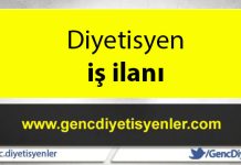 Diyetisyen İş İlanı-Çanakkale diyetisyen iş ilanı,